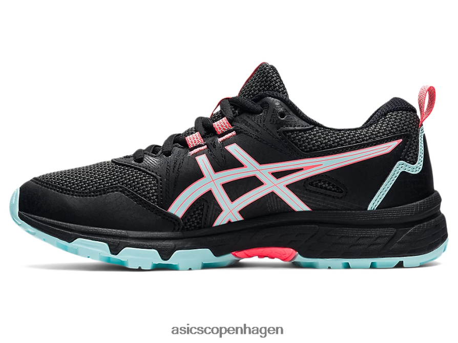 Asics gel-venture 8 klasse skole sort/klar blå Z206F64510