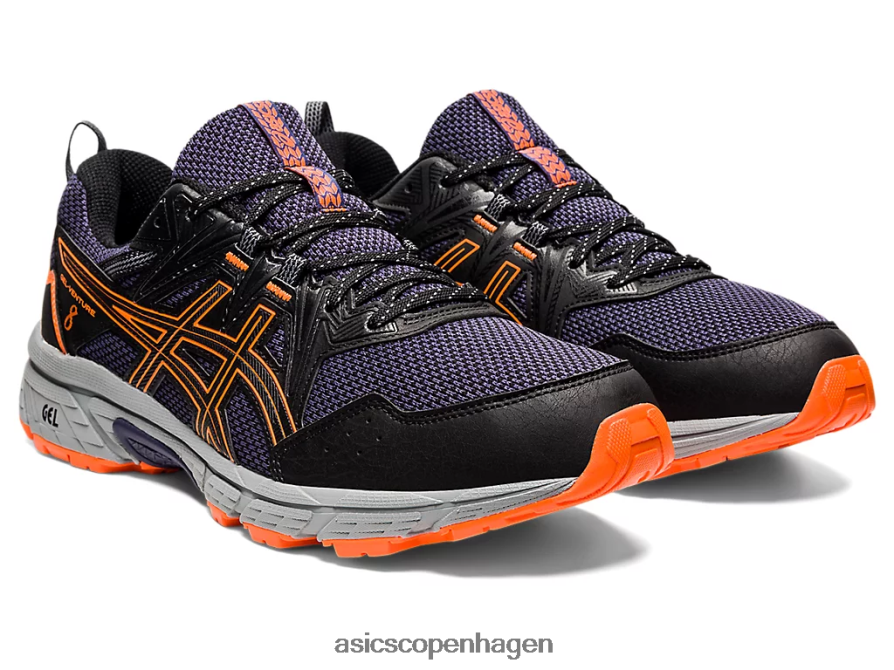 Asics gel-venture 8 sort/chokerende orange Z206F61490