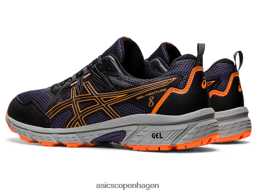 Asics gel-venture 8 sort/chokerende orange Z206F61490
