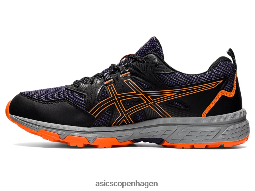 Asics gel-venture 8 sort/chokerende orange Z206F61490