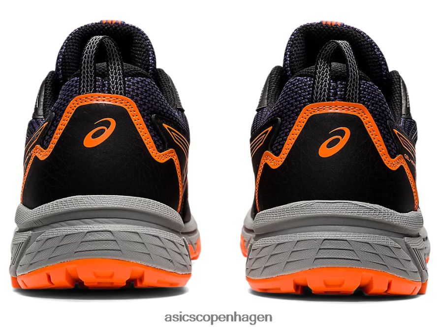 Asics gel-venture 8 sort/chokerende orange Z206F61490