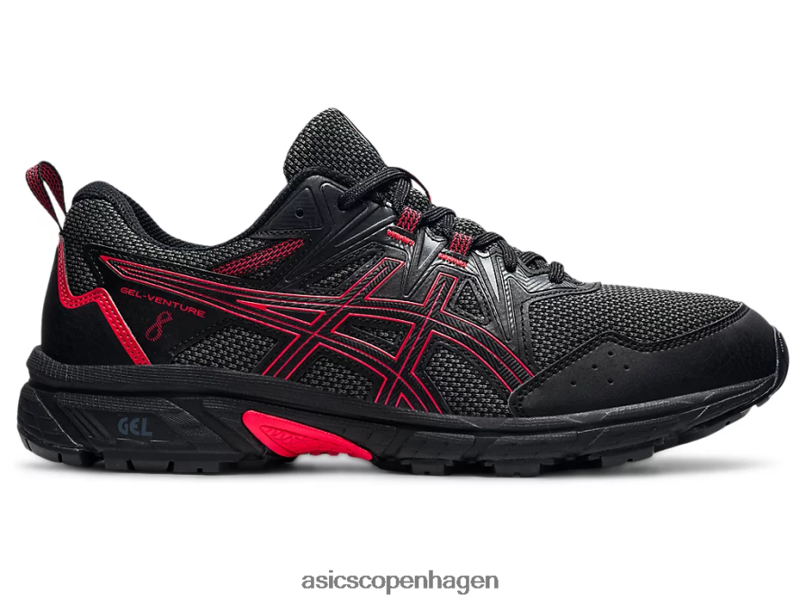 Asics gel-venture 8 sort/elektrisk rød Z206F61621