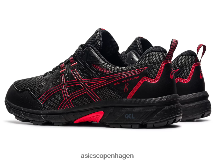 Asics gel-venture 8 sort/elektrisk rød Z206F61621
