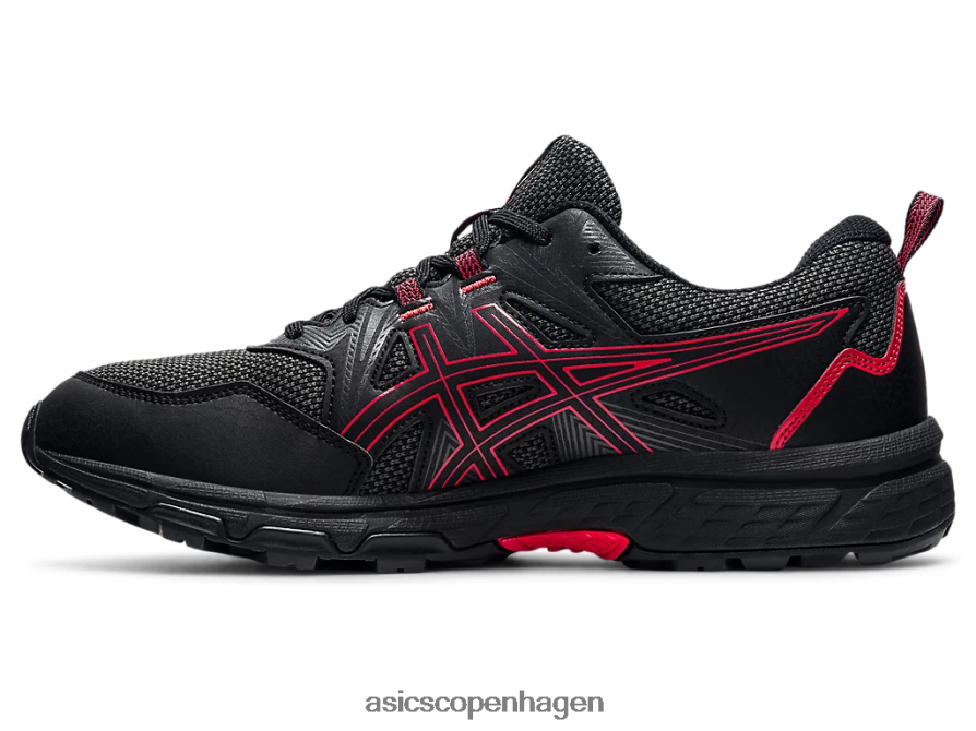 Asics gel-venture 8 sort/elektrisk rød Z206F61621