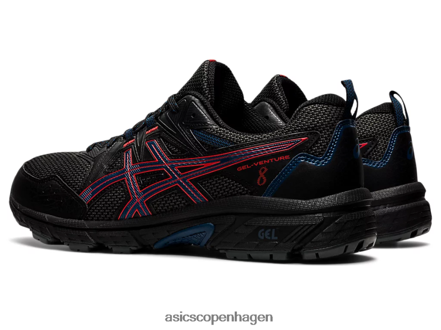 Asics gel-venture 8 sort/ildrød Z206F61488