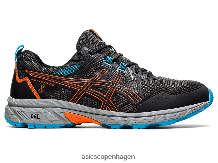 Asics gel-venture 8 sort/morgenfrue orange Z206F61898