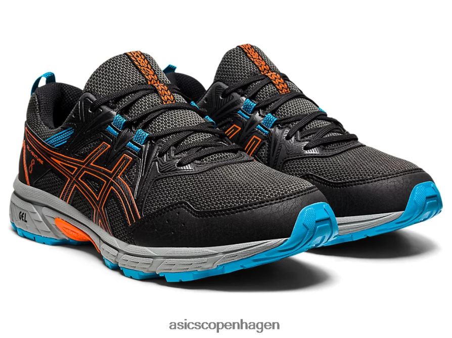 Asics gel-venture 8 sort/morgenfrue orange Z206F61898