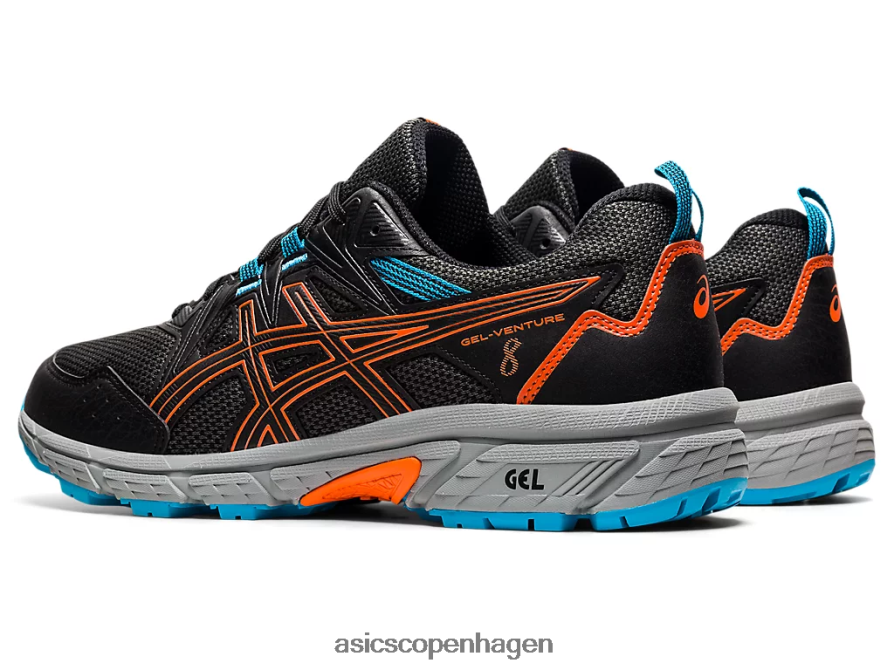 Asics gel-venture 8 sort/morgenfrue orange Z206F61898