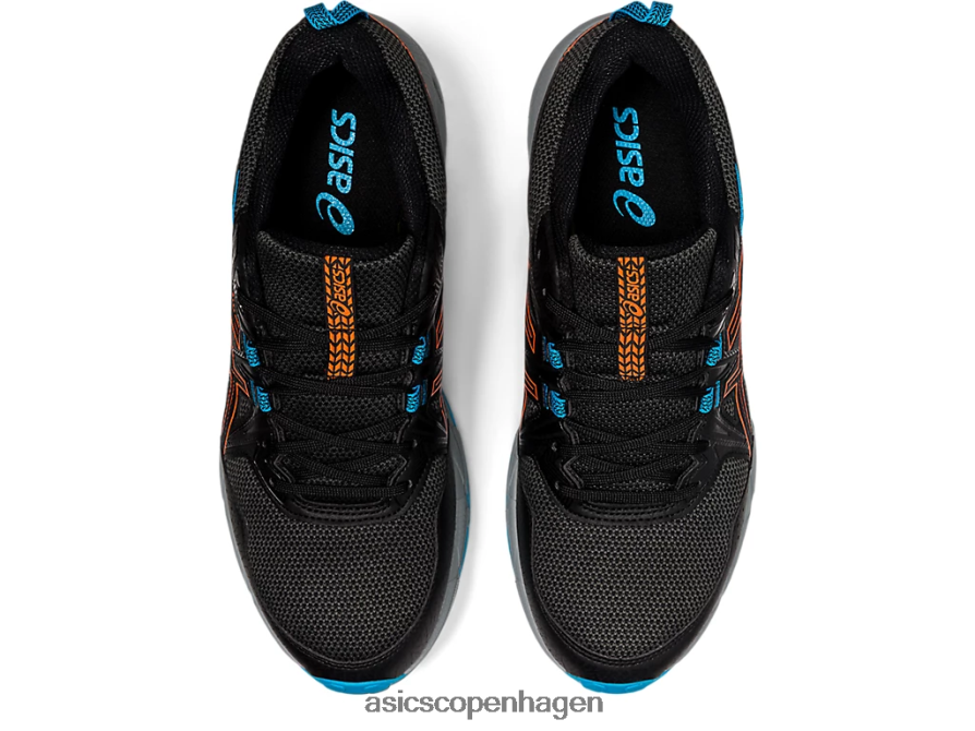 Asics gel-venture 8 sort/morgenfrue orange Z206F61898