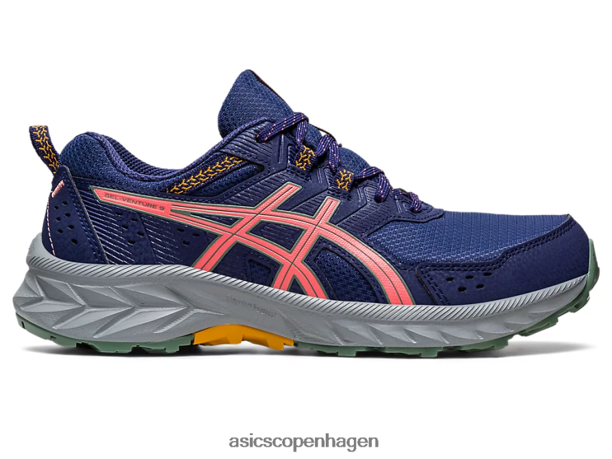 Asics gel-venture 9 bred indigo blå/papaya Z206F62205