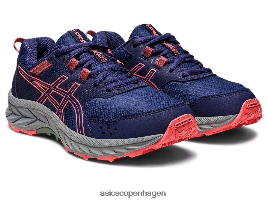 Asics gel-venture 9 klasse skole indigo blå/papaya Z206F64220