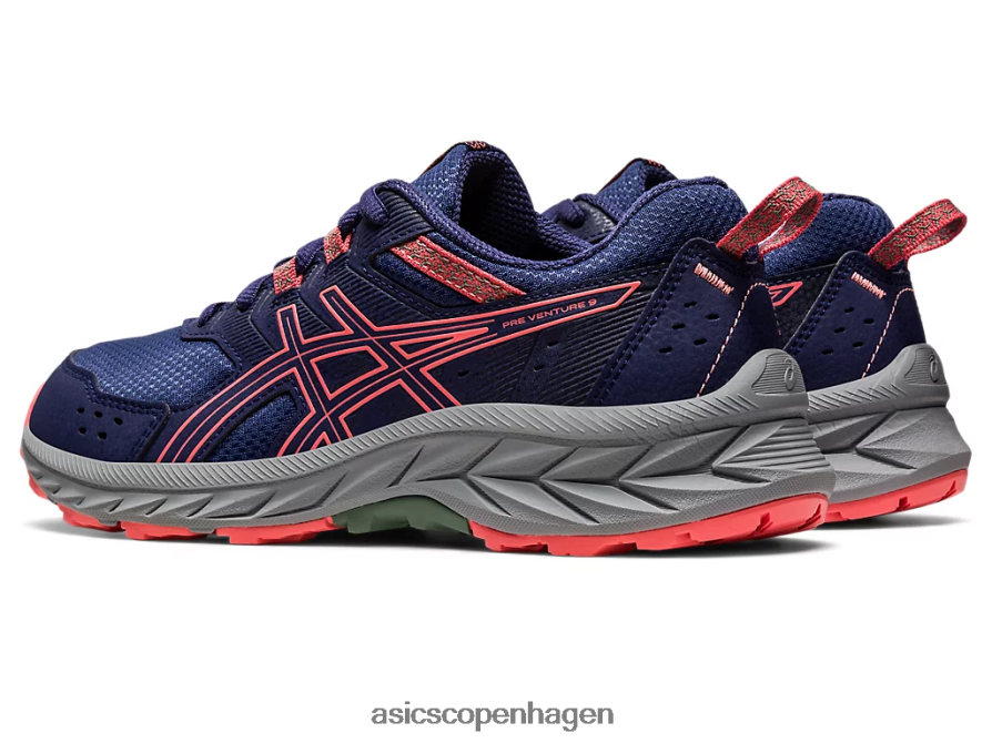 Asics gel-venture 9 klasse skole indigo blå/papaya Z206F64220