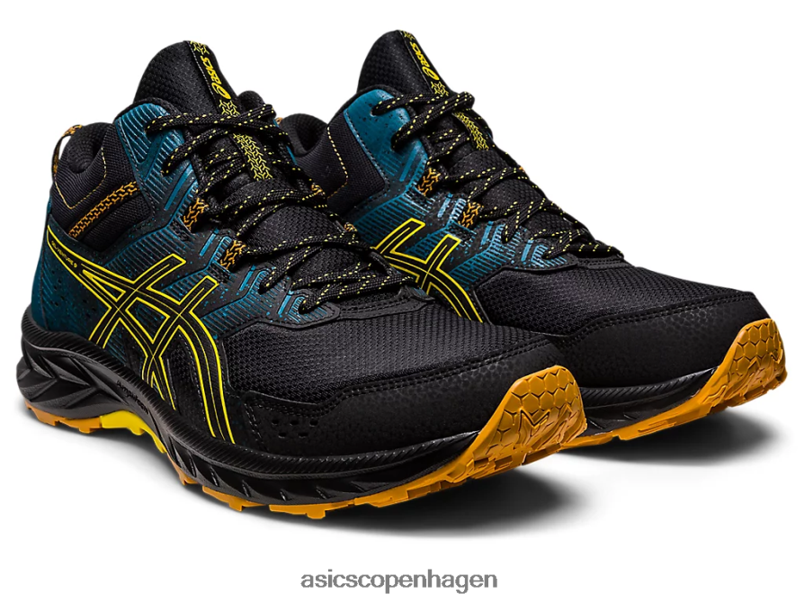 Asics gel-venture 9 mt sort/gylden gul Z206F6125
