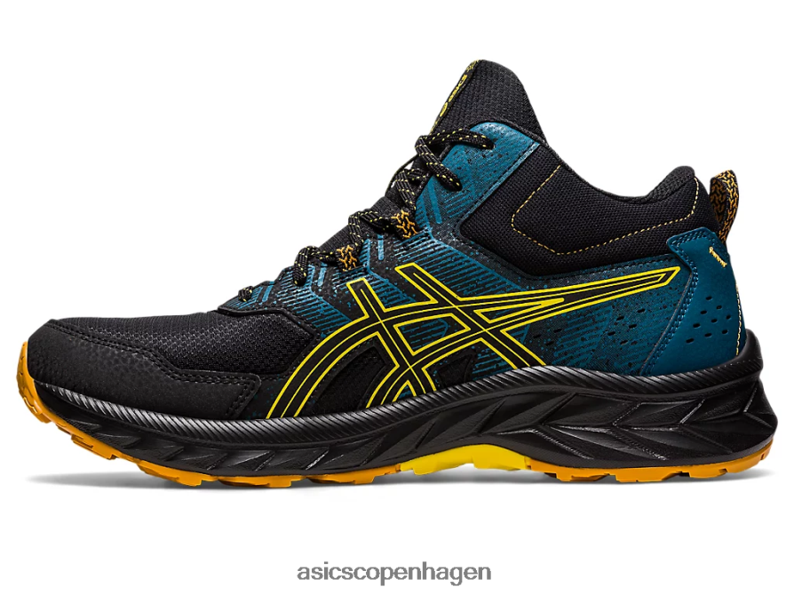 Asics gel-venture 9 mt sort/gylden gul Z206F6125