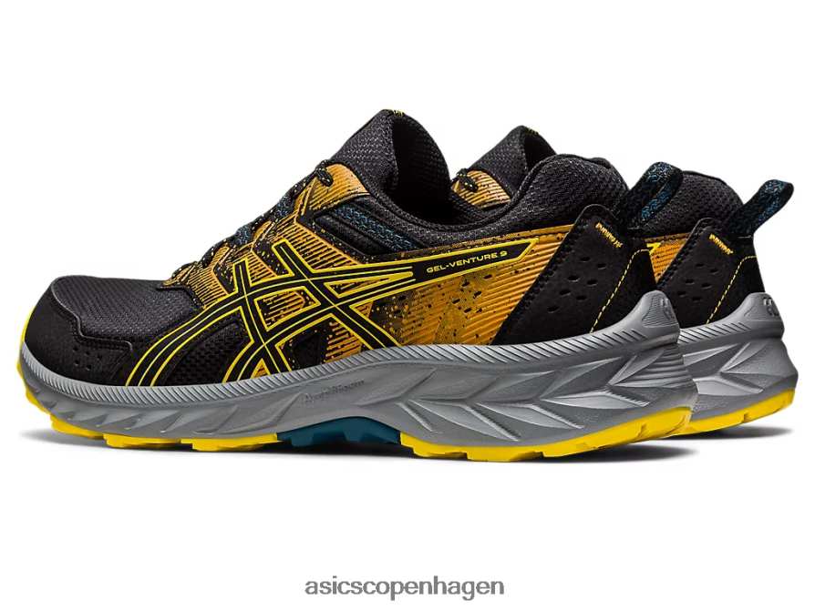 Asics gel-venture 9 sort/gylden gul Z206F6103