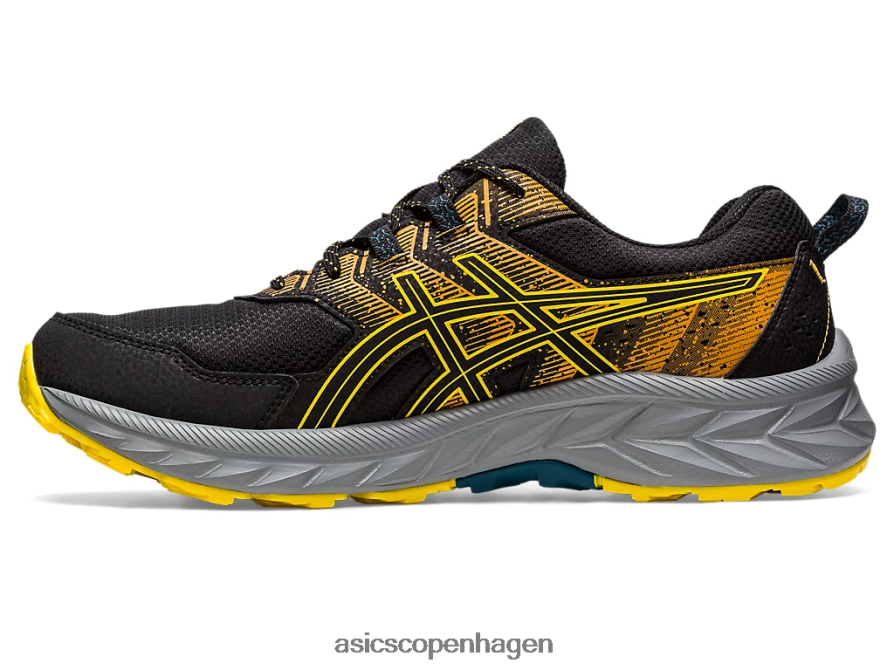 Asics gel-venture 9 sort/gylden gul Z206F6103