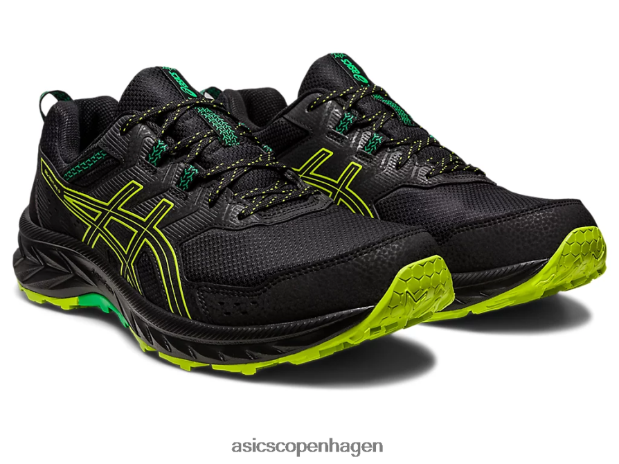 Asics gel-venture 9 sort/limeskal Z206F6111