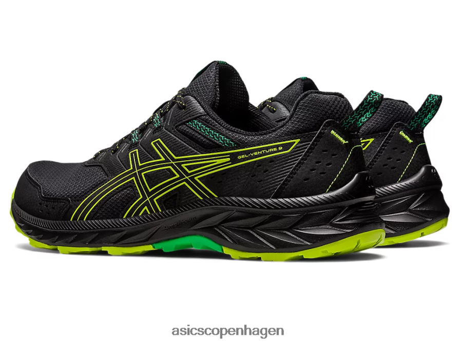 Asics gel-venture 9 sort/limeskal Z206F6111