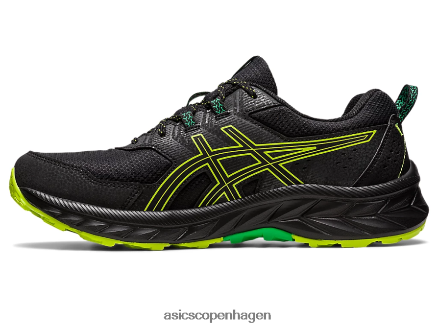 Asics gel-venture 9 sort/limeskal Z206F6111