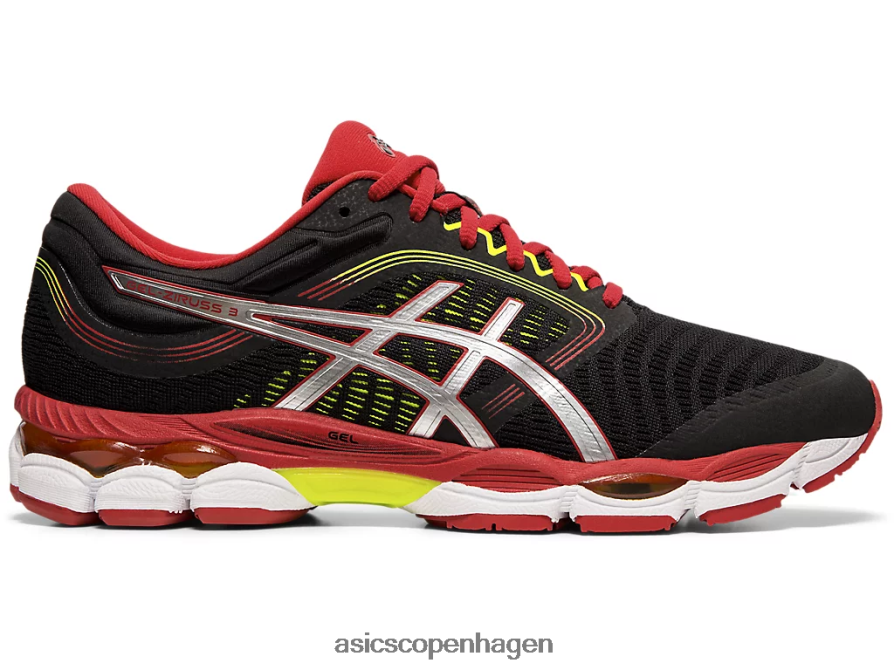 Asics gel-ziruss 3 sort/fart rød Z206F62103