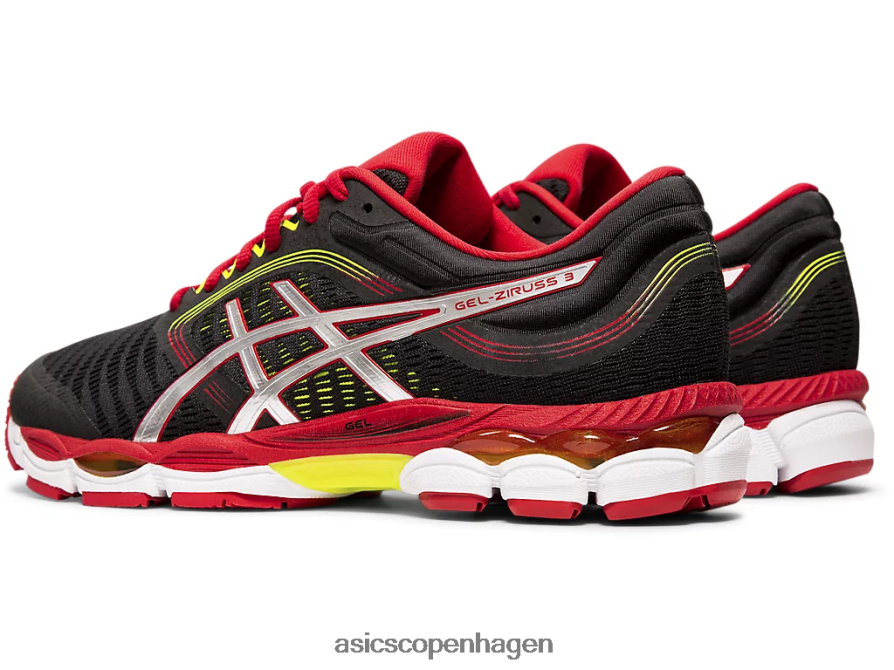 Asics gel-ziruss 3 sort/fart rød Z206F62103