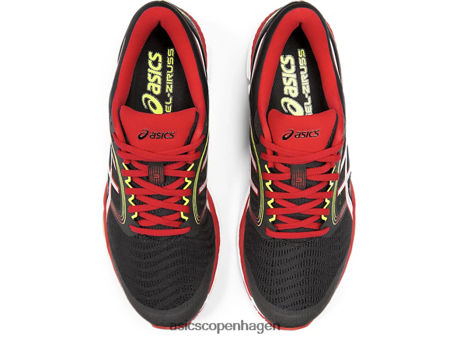 Asics gel-ziruss 3 sort/fart rød Z206F62103