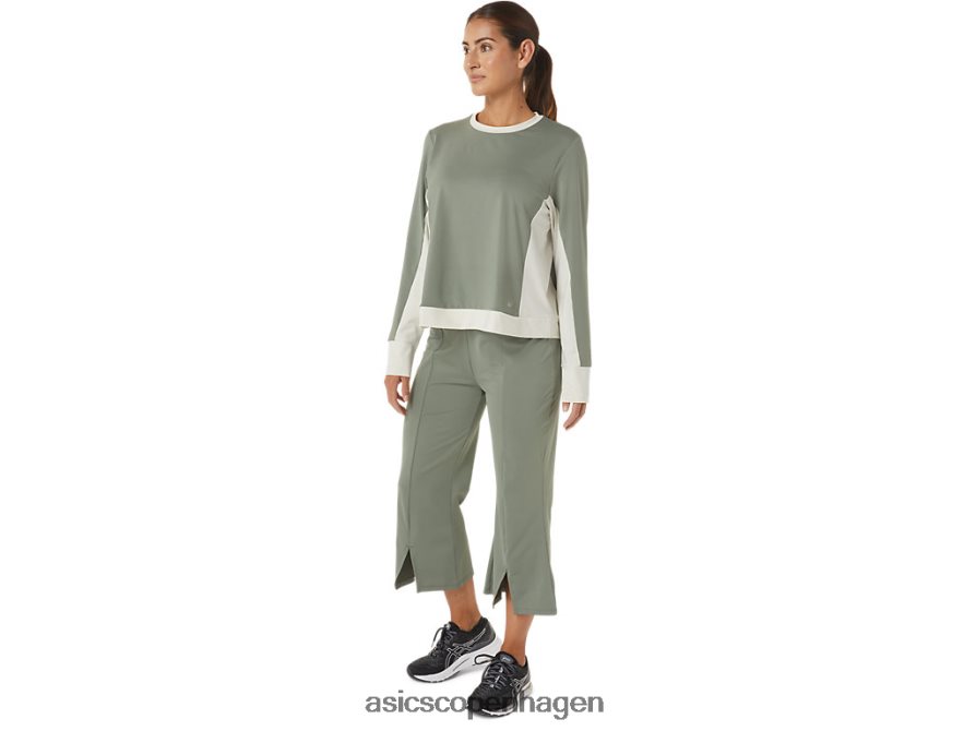 Asics genbrugt flare top lav grøn/birk Z206F62777