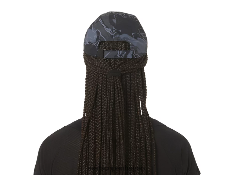 Asics grafisk kasket ydeevne sort Z206F6186