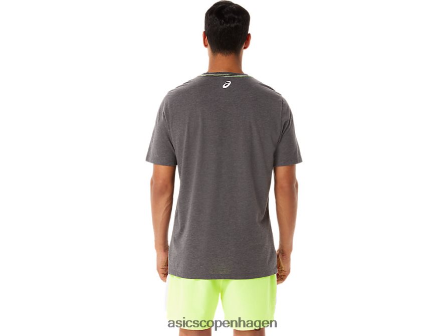Asics grafisk kortærmet wch mørkegrå lyng Z206F61280