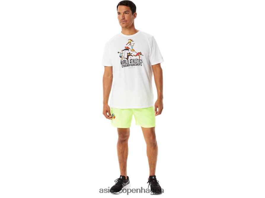 Asics grafisk kortærmet wch strålende hvid Z206F61286