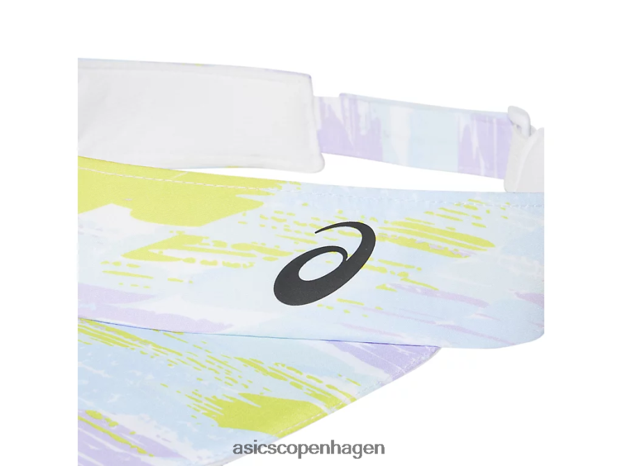 Asics grafisk pf visir strålende hvid Z206F61484
