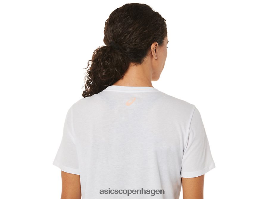 Asics grafisk t-shirt strålende hvid Z206F63574