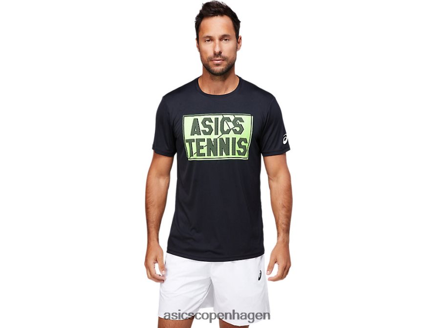 Asics grafisk t-shirt ydeevne sort Z206F61791