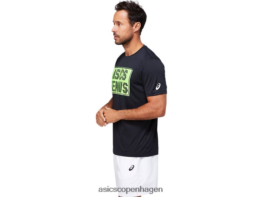 Asics grafisk t-shirt ydeevne sort Z206F61791