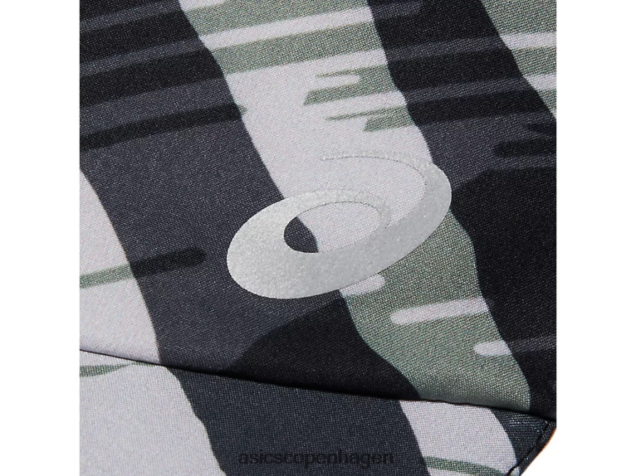 Asics grafisk vævet kasket kappe grøn/rav Z206F6969