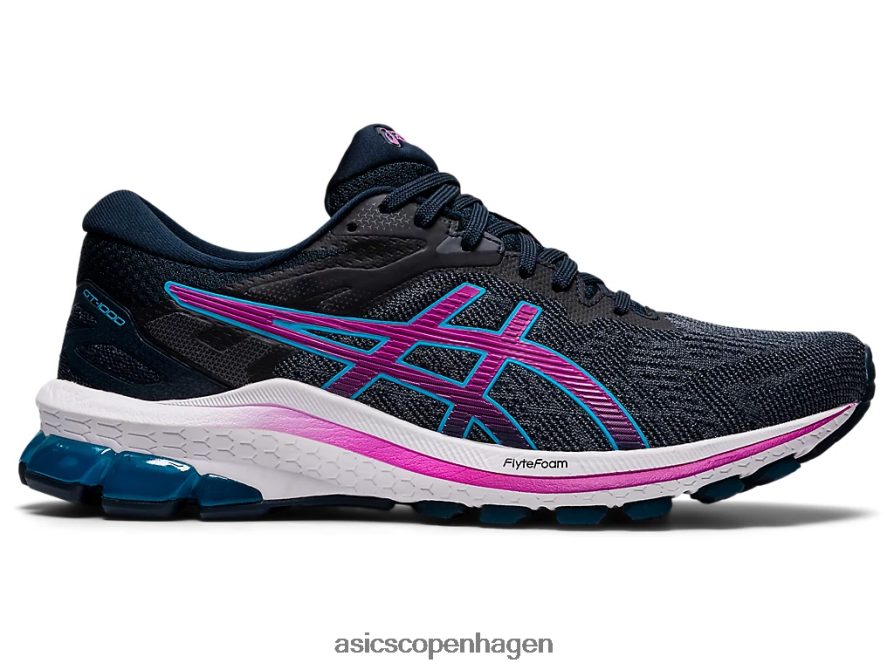 Asics gt-1000 10 bred fransk blå/digital drue Z206F63999