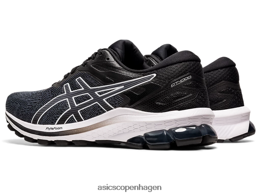 Asics gt-1000 10 bred sort hvid Z206F63995