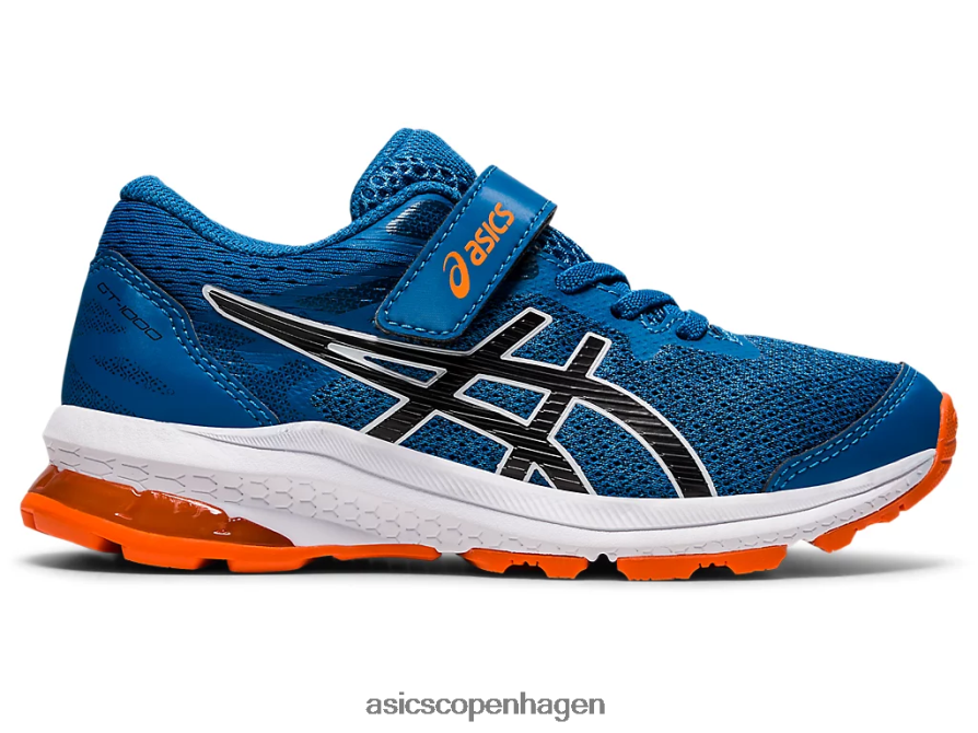 Asics gt-1000 10 førskole genfødt blå/sort Z206F64538