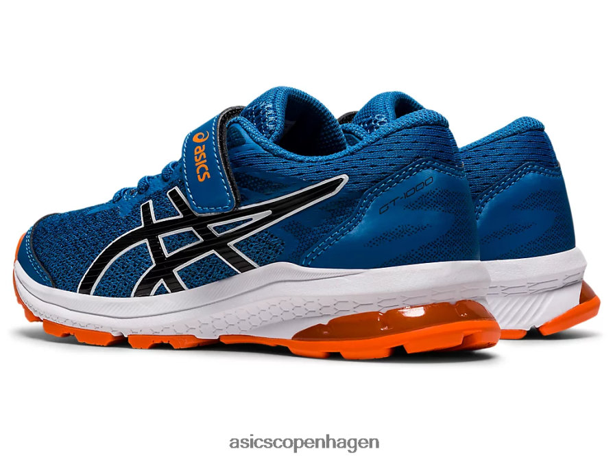 Asics gt-1000 10 førskole genfødt blå/sort Z206F64538