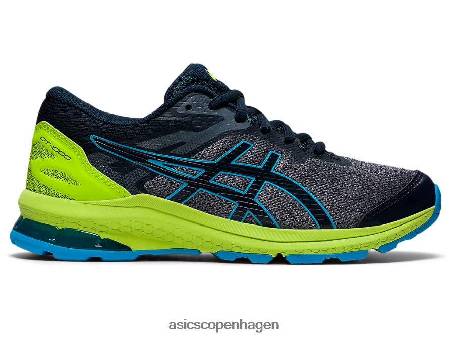 Asics gt-1000 10 klasse skole fransk blå/digital aqua Z206F64519