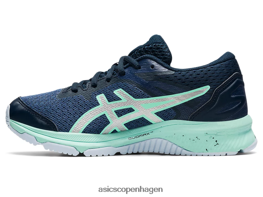 Asics gt-1000 10 klasse skole tordenblå/rent sølv Z206F64434