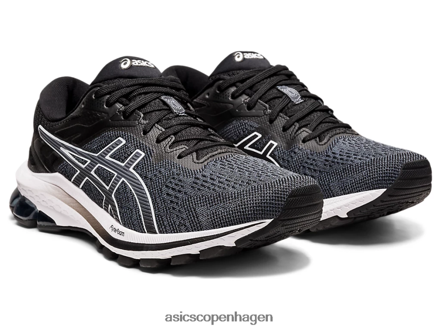 Asics gt-1000 10 sort hvid Z206F64002
