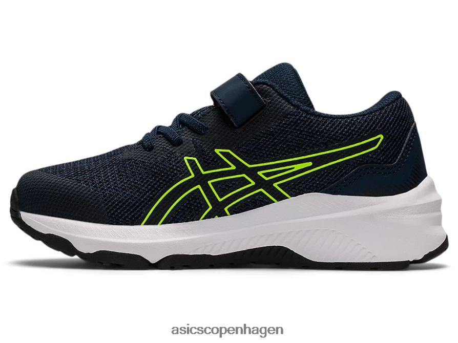 Asics gt-1000 11 førskole fransk blå/hazard grøn Z206F64457