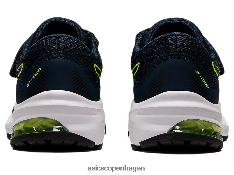 Asics gt-1000 11 førskole fransk blå/hazard grøn Z206F64457