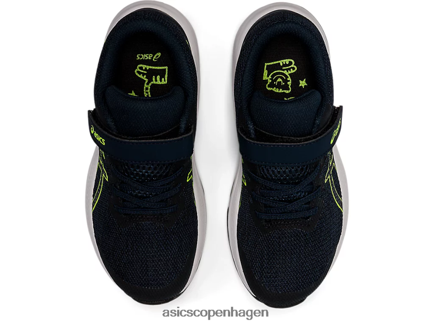 Asics gt-1000 11 førskole fransk blå/hazard grøn Z206F64457