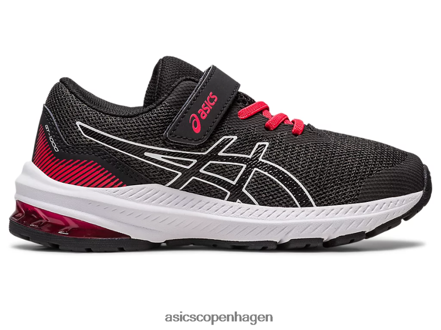 Asics gt-1000 11 førskole sort/elektrisk rød Z206F64288