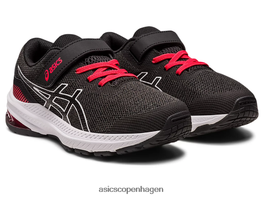 Asics gt-1000 11 førskole sort/elektrisk rød Z206F64288