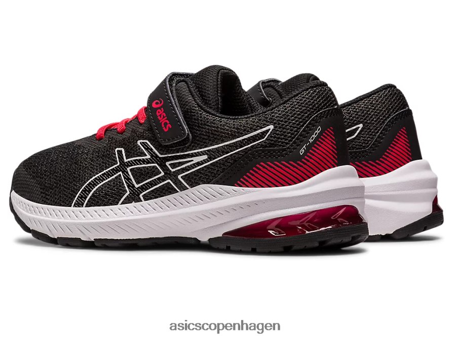 Asics gt-1000 11 førskole sort/elektrisk rød Z206F64288