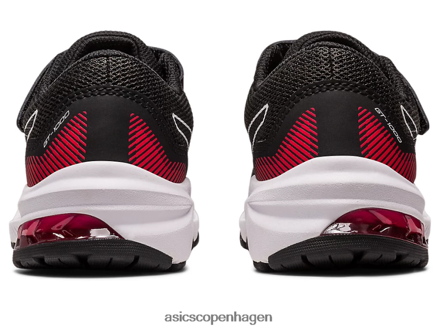 Asics gt-1000 11 førskole sort/elektrisk rød Z206F64288