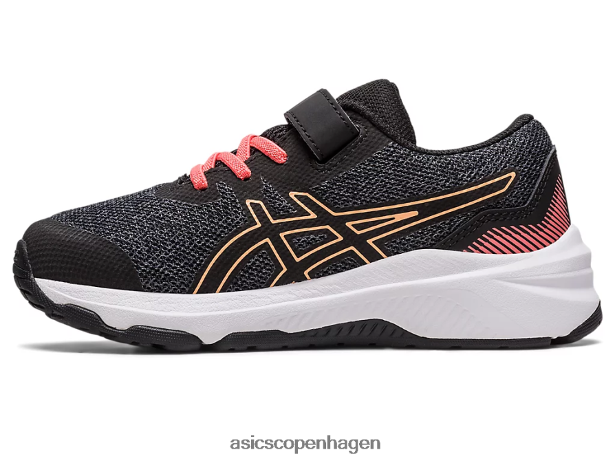 Asics gt-1000 11 førskole sort/papaya Z206F64296